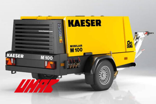375 cfm 14 bar Kaeser M100 Diesel Portable Air Compressor